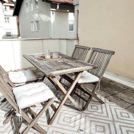 Zentrale Wohnung + Dachterrasse Sonthofen Exterior photo